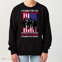 I Stand For The National Anthem Defending This Country Women's Sweatshirt thumb 0