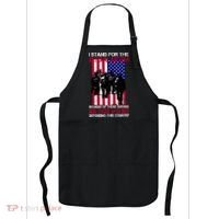 I Stand For The National Anthem Defending This Country Apron thumb 0