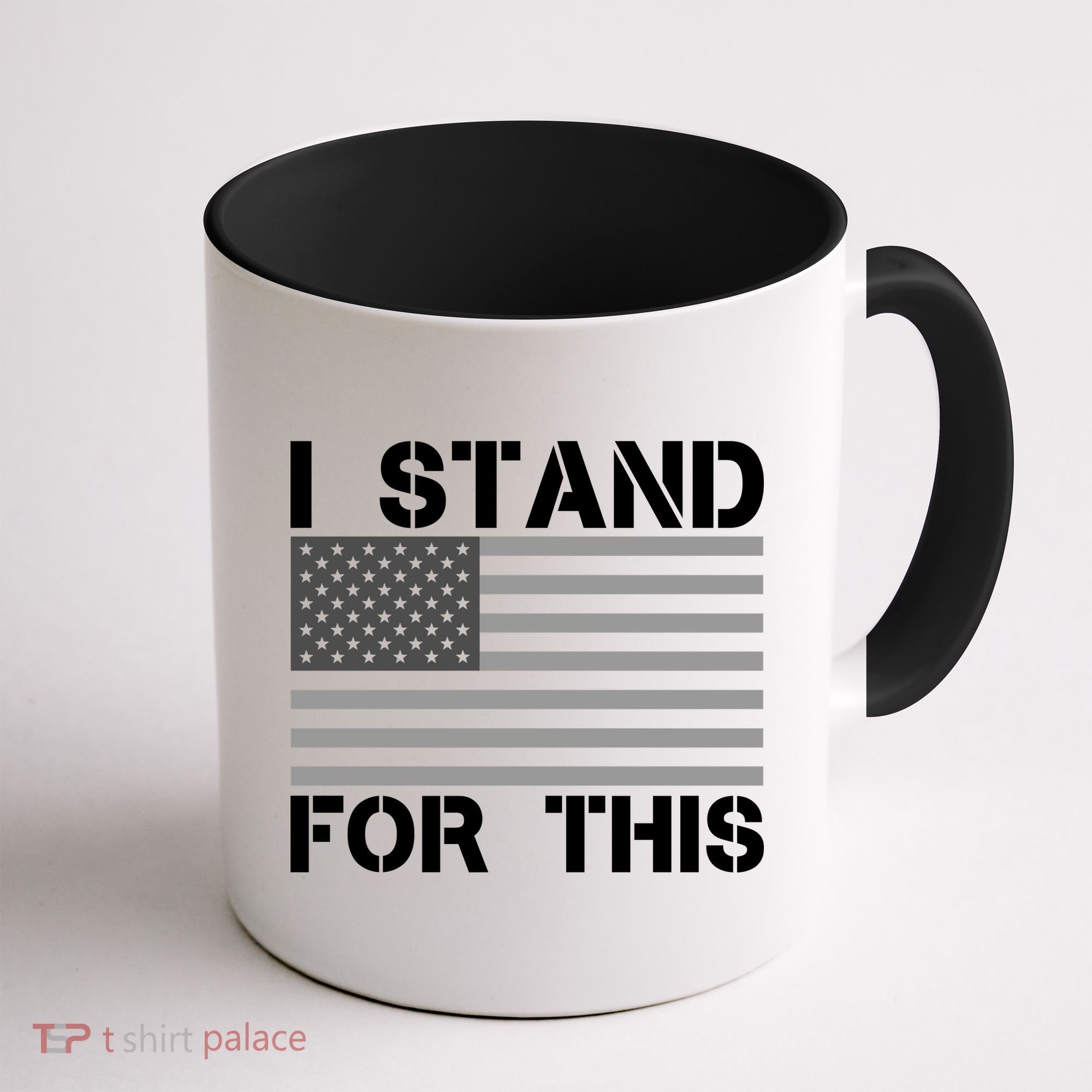 I Stand For This USA Flag Coffee Mug