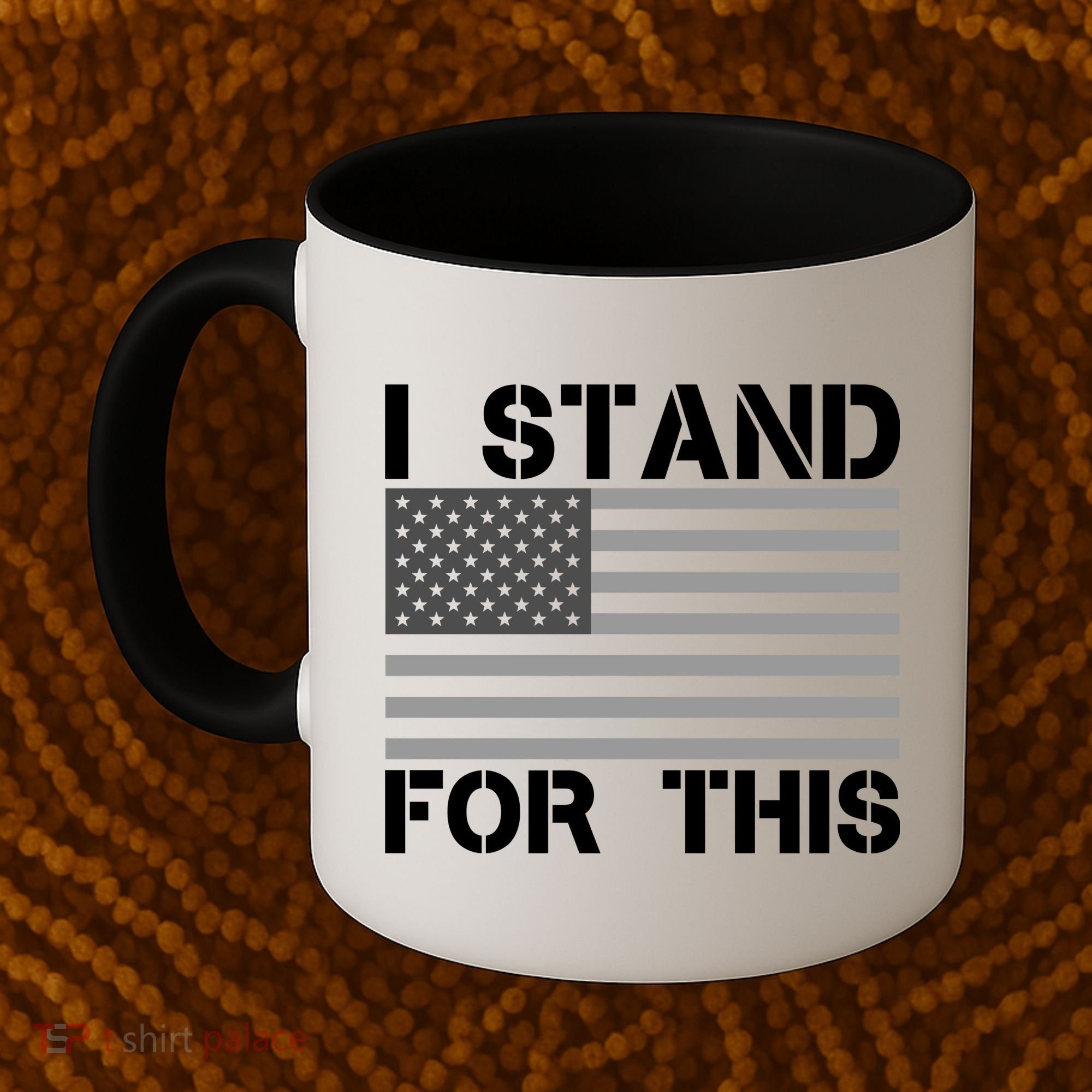 I Stand For This USA Flag Coffee Mug