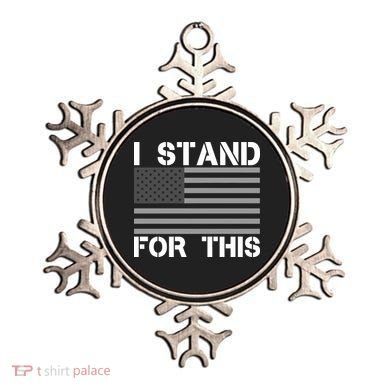 I Stand For This USA Flag Ornament