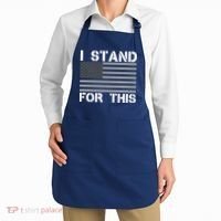 I Stand For This USA Flag Apron thumb 2