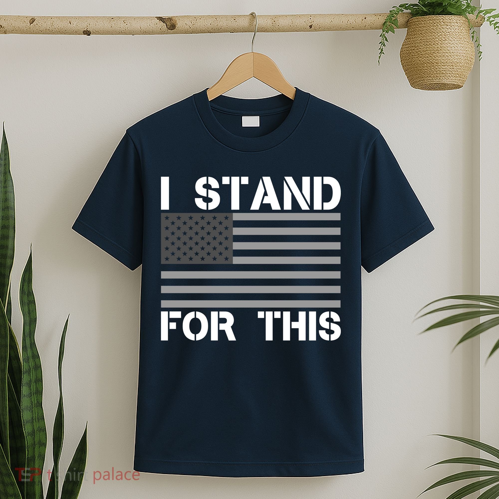 I Stand For This USA Flag T-Shirt