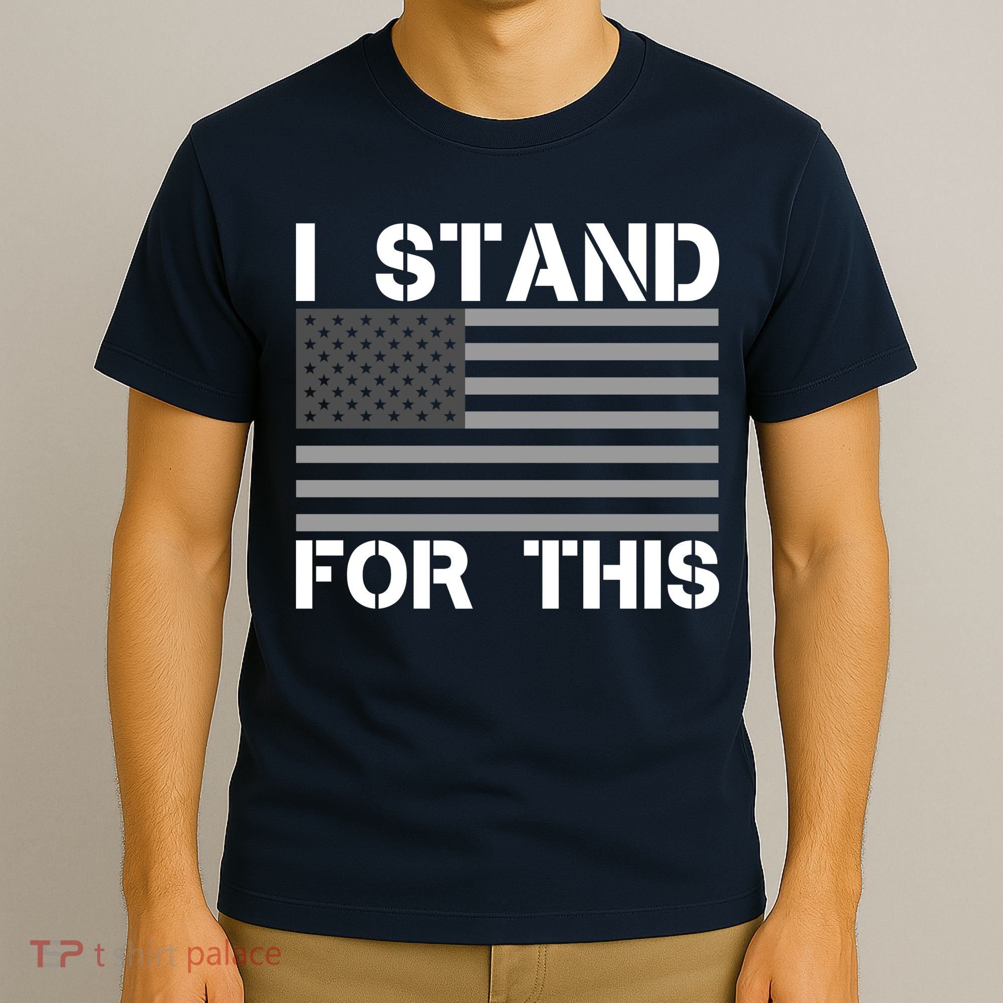 I Stand For This USA Flag T-Shirt