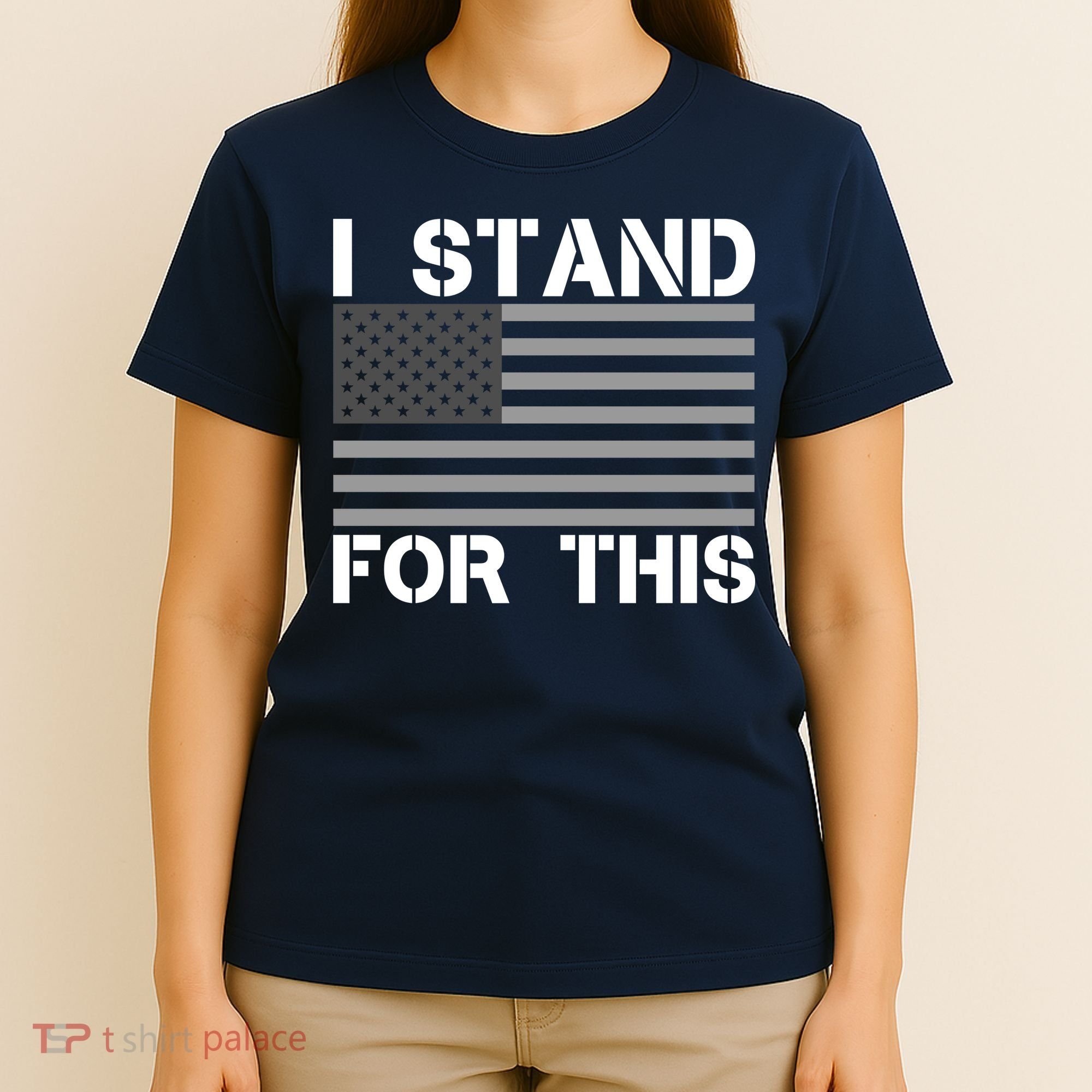 I Stand For This USA Flag T-Shirt