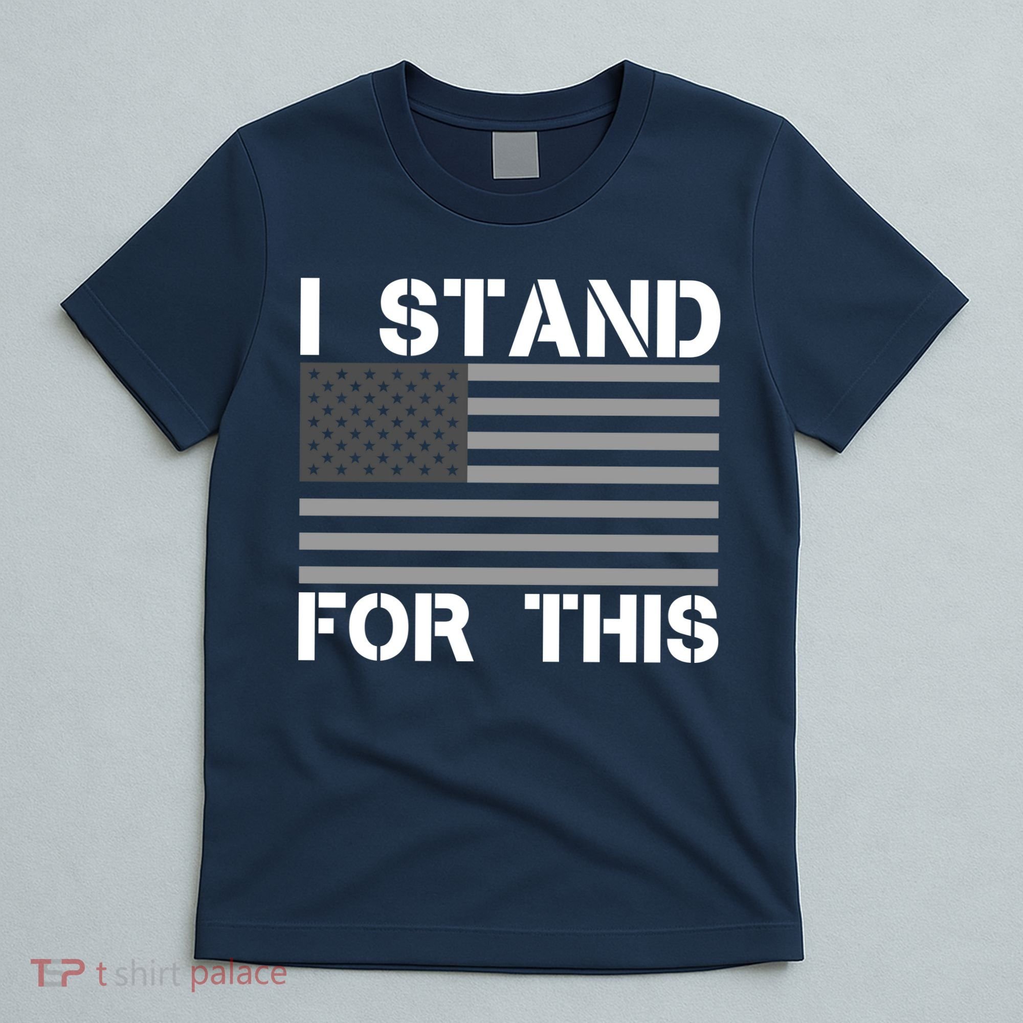 I Stand For This USA Flag T-Shirt
