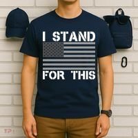 I Stand For This USA Flag T-Shirt thumb 6