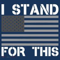 I Stand For This USA Flag Mousepad thumb 1
