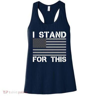 I Stand For This USA Flag Women's Tank Top