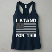 I Stand For This USA Flag Women's Tank Top thumb 3