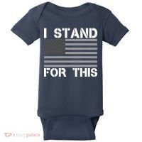 I Stand For This USA Flag Baby Bodysuit thumb 0