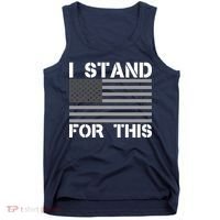 I Stand For This USA Flag Tank Top thumb 0