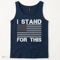 I Stand For This USA Flag Tank Top thumb 2