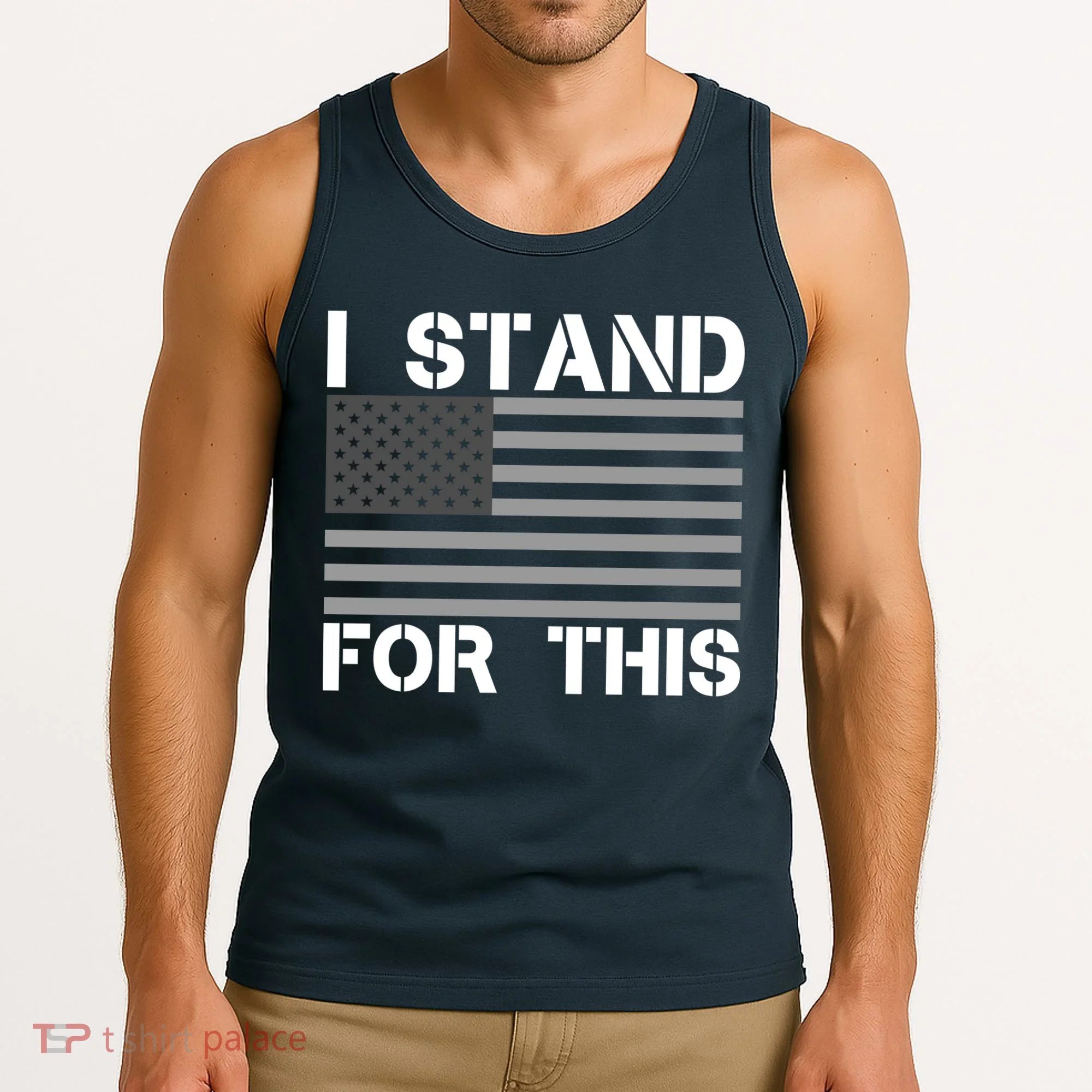 I Stand For This USA Flag Tank Top