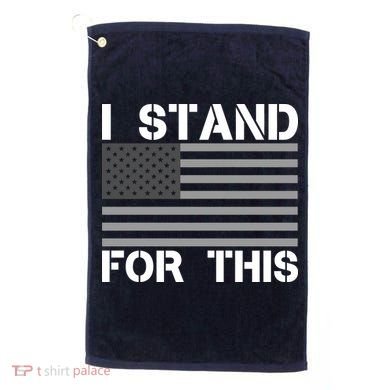 I Stand For This USA Flag Golf Towel
