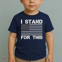 I Stand For This USA Flag Toddler T-Shirt thumb 2