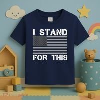I Stand For This USA Flag Toddler T-Shirt thumb 3
