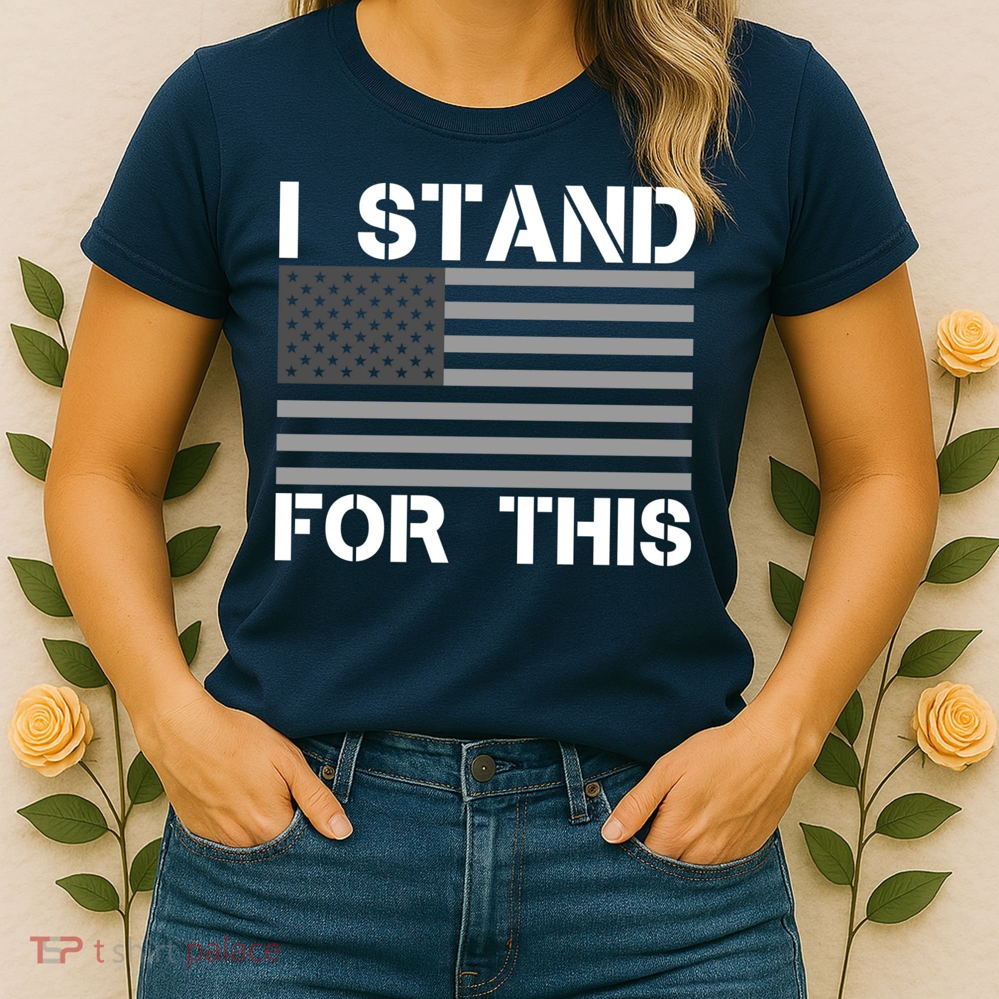 I Stand For This USA Flag Women's T-Shirt