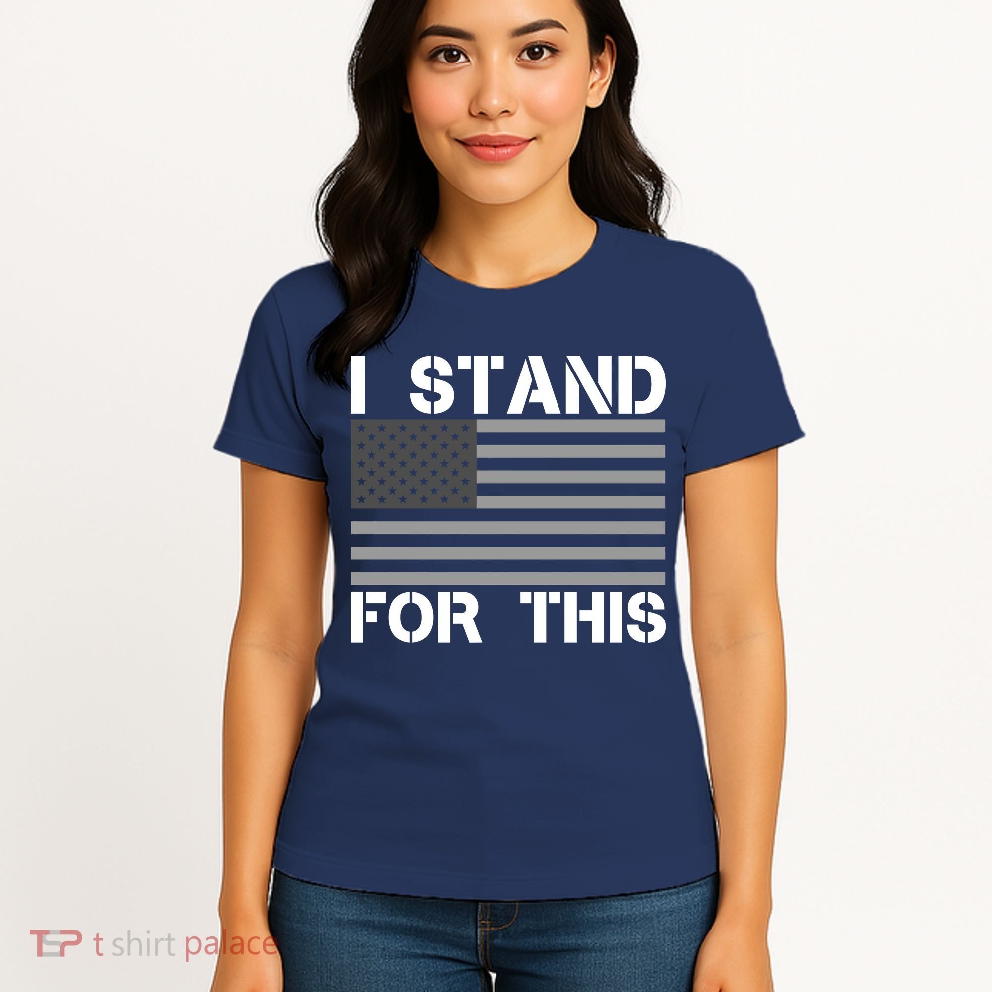 I Stand For This USA Flag Women's T-Shirt