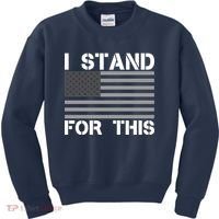 I Stand For This USA Flag Kids Sweatshirt thumb 0