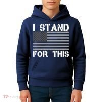 I Stand For This USA Flag Kids Hoodie thumb 4