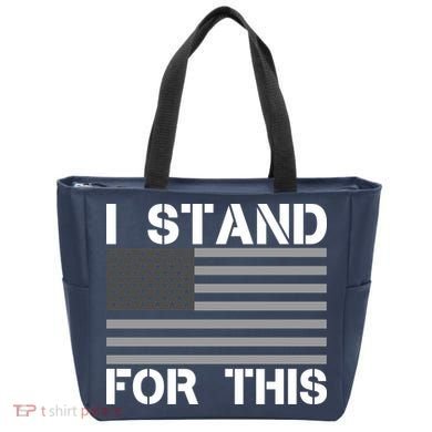 I Stand For This USA Flag Tote Bag