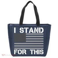 I Stand For This USA Flag Tote Bag thumb 0