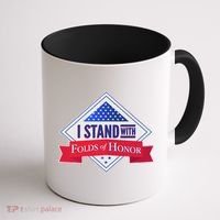 I Stand With Folds Of Honor Coffee Mug thumb 1