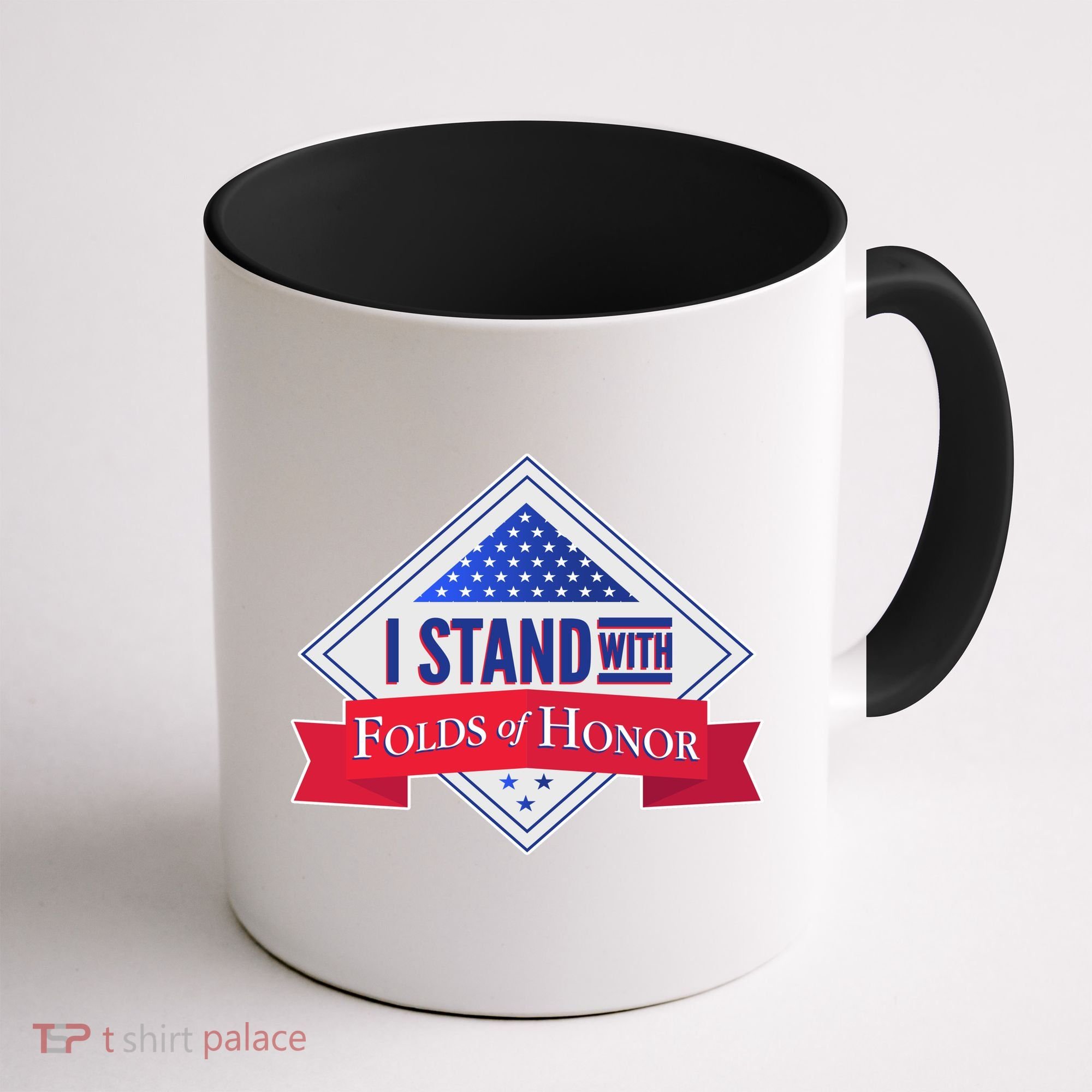 I Stand With Folds Of Honor Coffee Mug