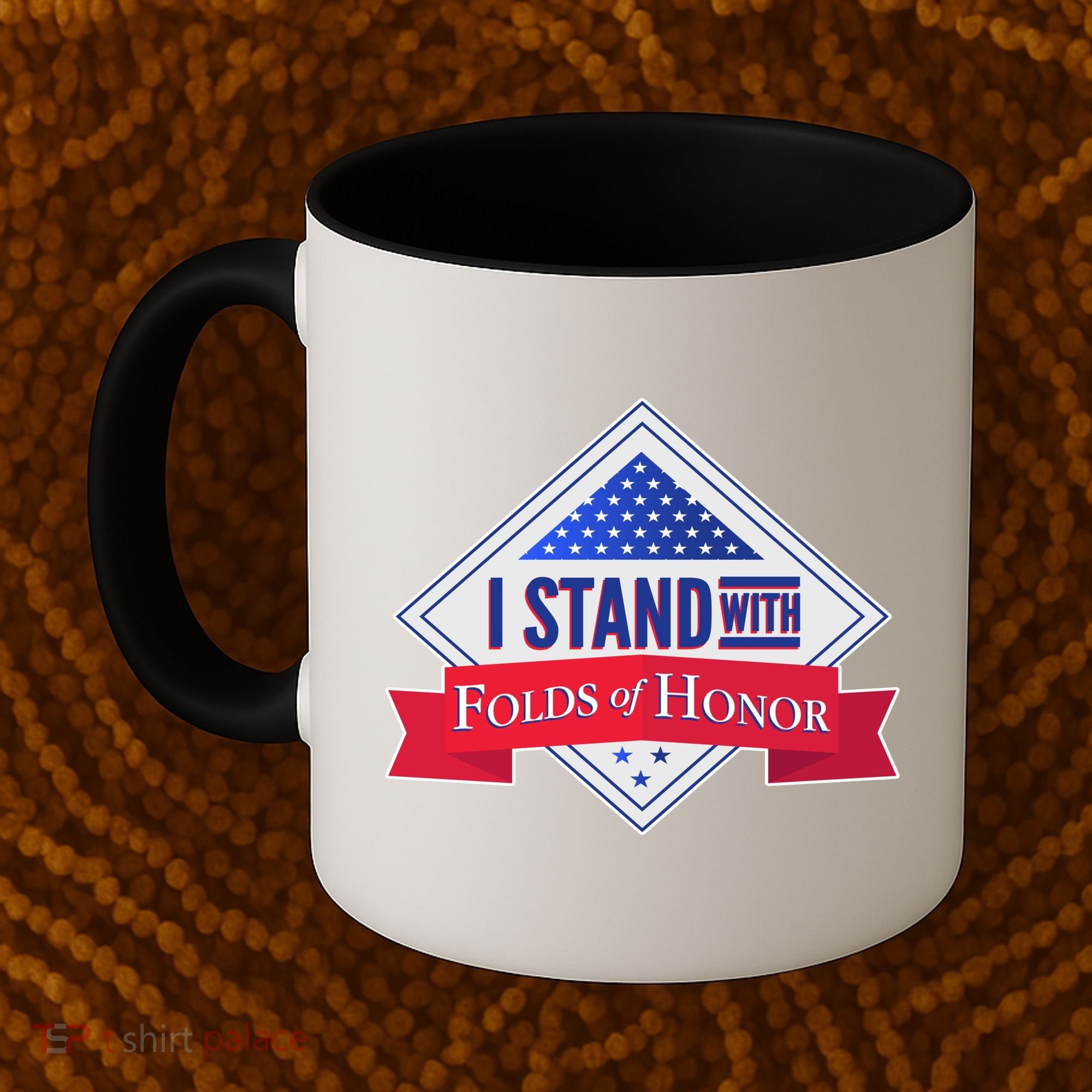 I Stand With Folds Of Honor Coffee Mug