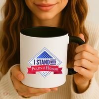I Stand With Folds Of Honor Coffee Mug thumb 3