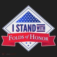 I Stand With Folds Of Honor Tumbler thumb 3