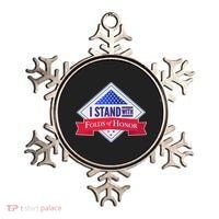 I Stand With Folds Of Honor Ornament thumb 0