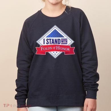 I Stand With Folds Of Honor Women's Sweatshirt