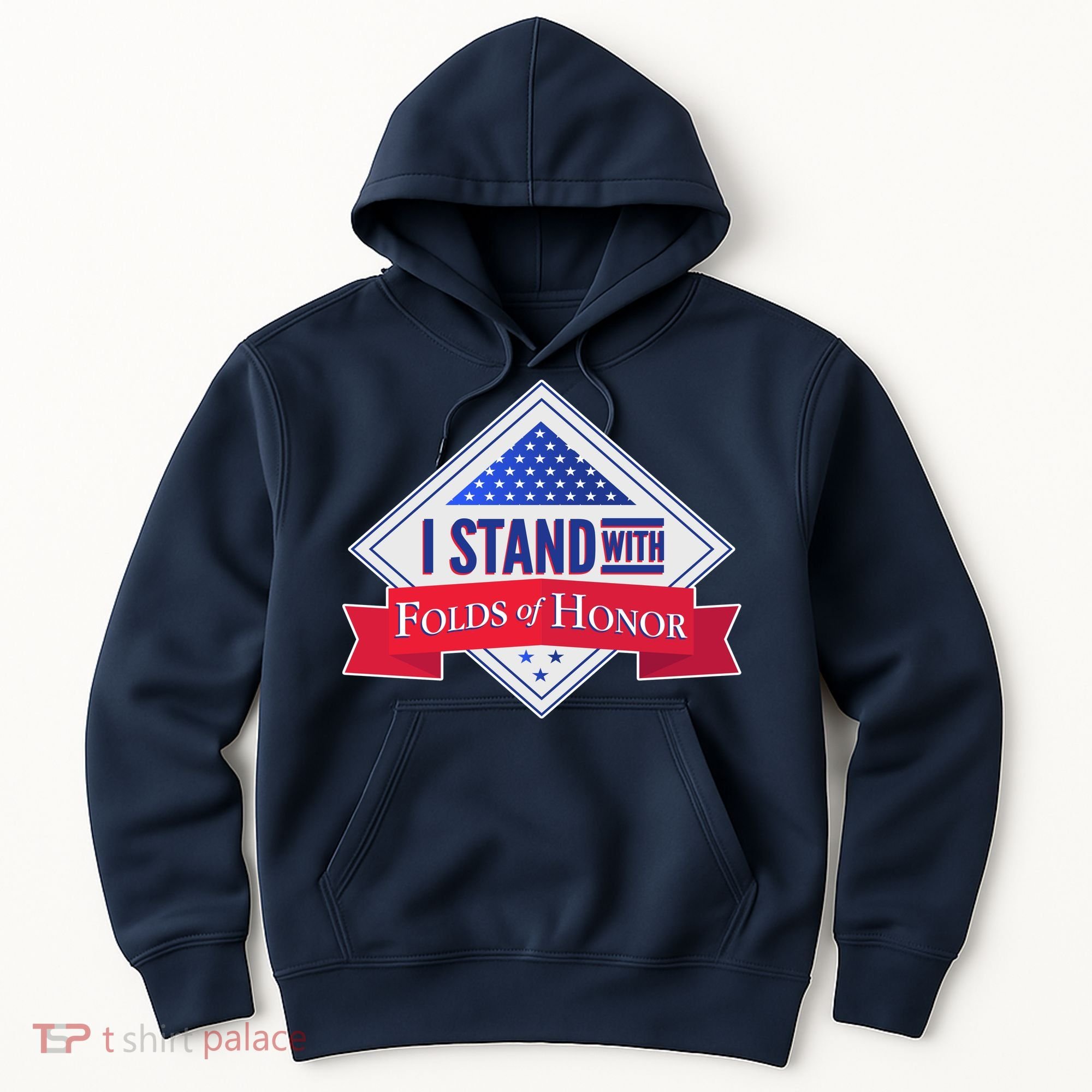 I Stand With Folds Of Honor Hoodie