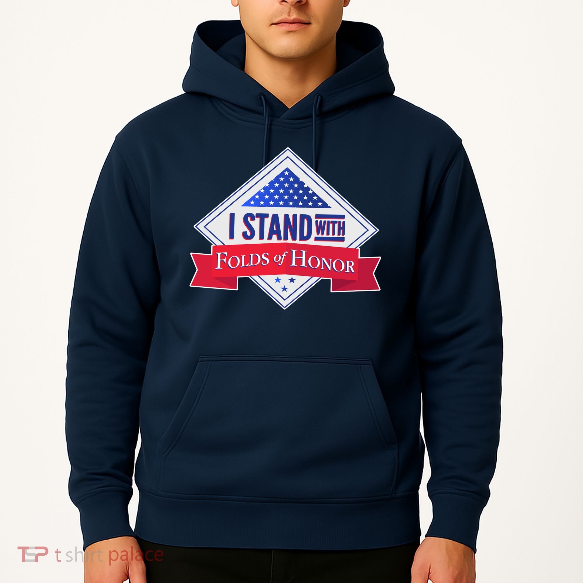 I Stand With Folds Of Honor Hoodie