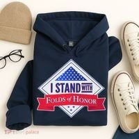 I Stand With Folds Of Honor Hoodie thumb 4