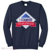 I Stand With Folds Of Honor Sweatshirt thumb 0