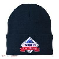 I Stand With Folds Of Honor Beanie thumb 0