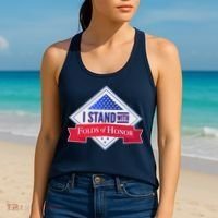 I Stand With Folds Of Honor Women's Tank Top thumb 2