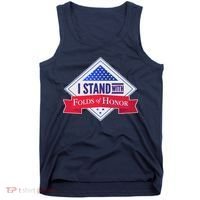 I Stand With Folds Of Honor Tank Top thumb 0