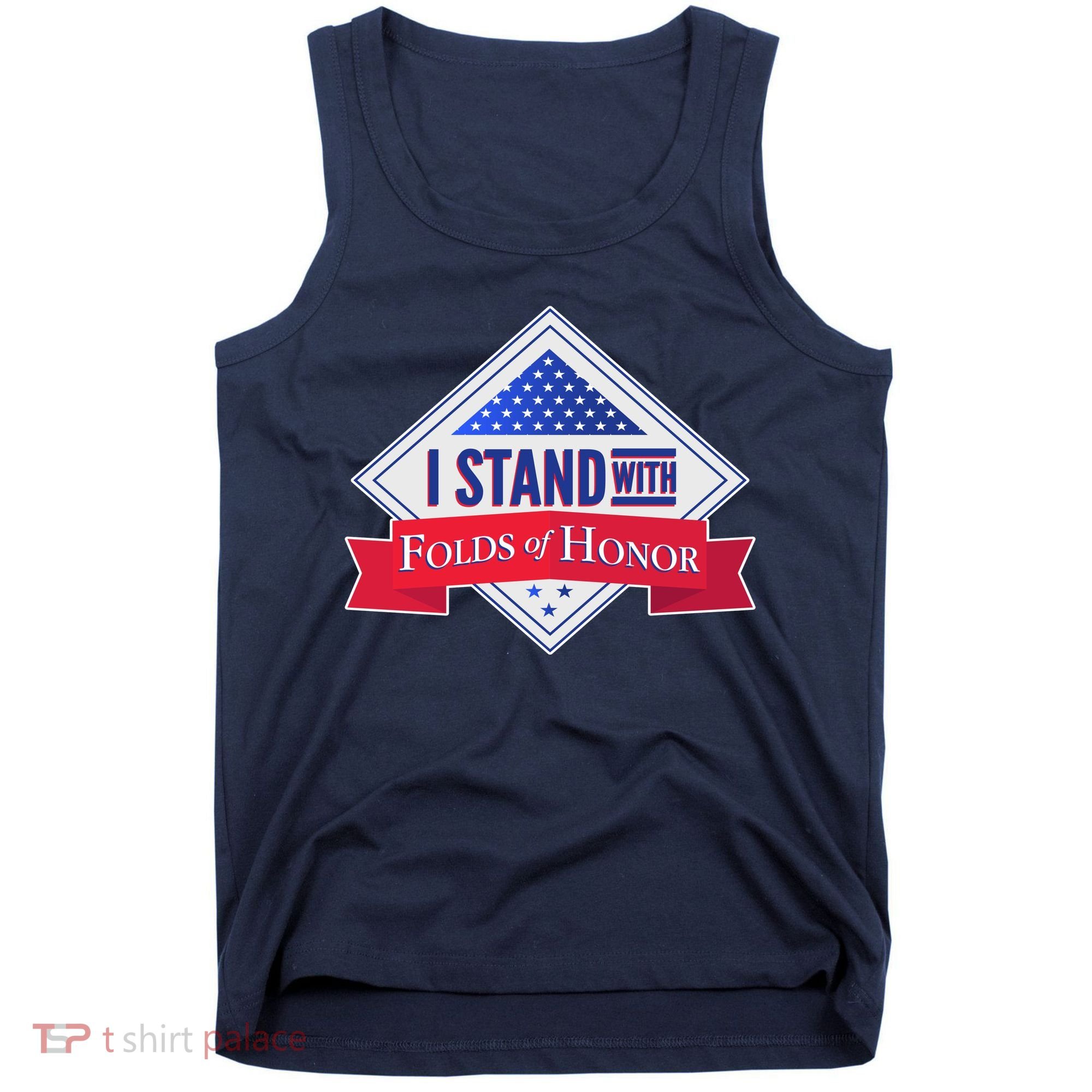I Stand With Folds Of Honor Tank Top