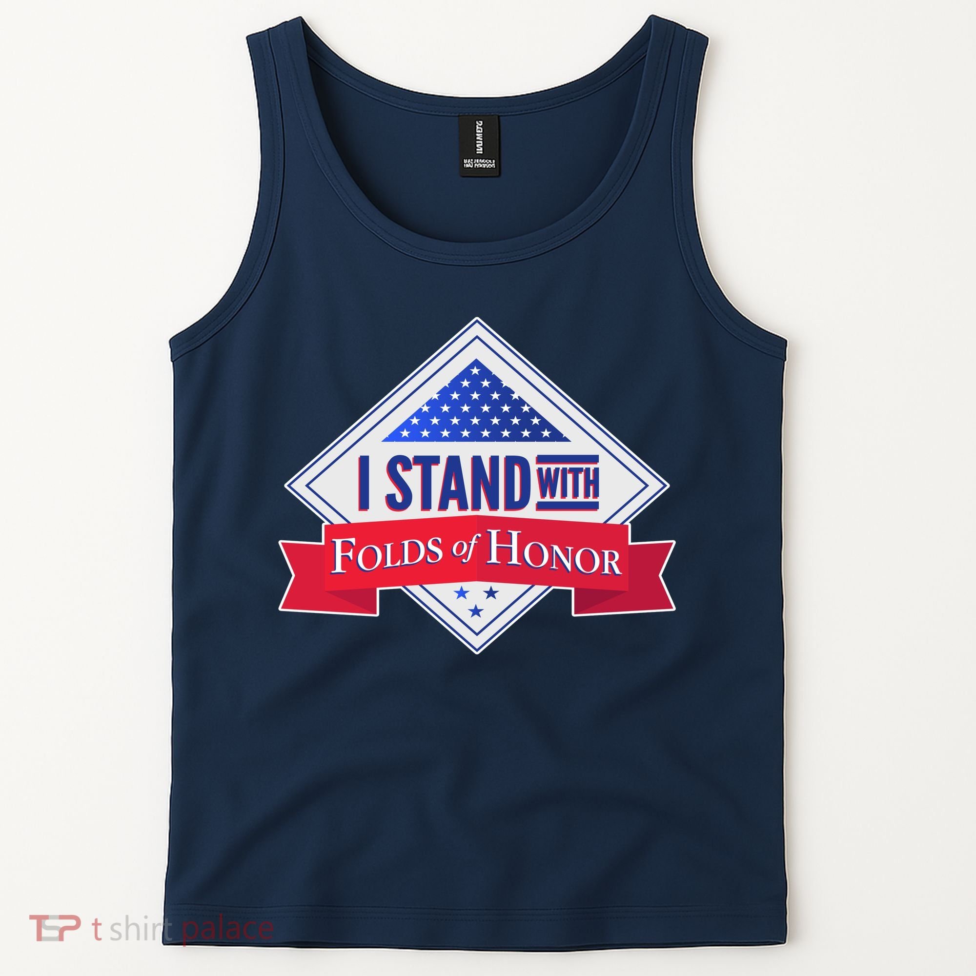 I Stand With Folds Of Honor Tank Top