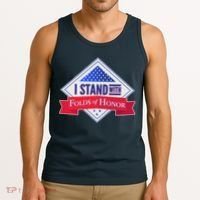 I Stand With Folds Of Honor Tank Top thumb 3