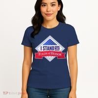 I Stand With Folds Of Honor Women's T-Shirt thumb 4