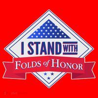 I Stand With Folds Of Honor Santa Hat thumb 1