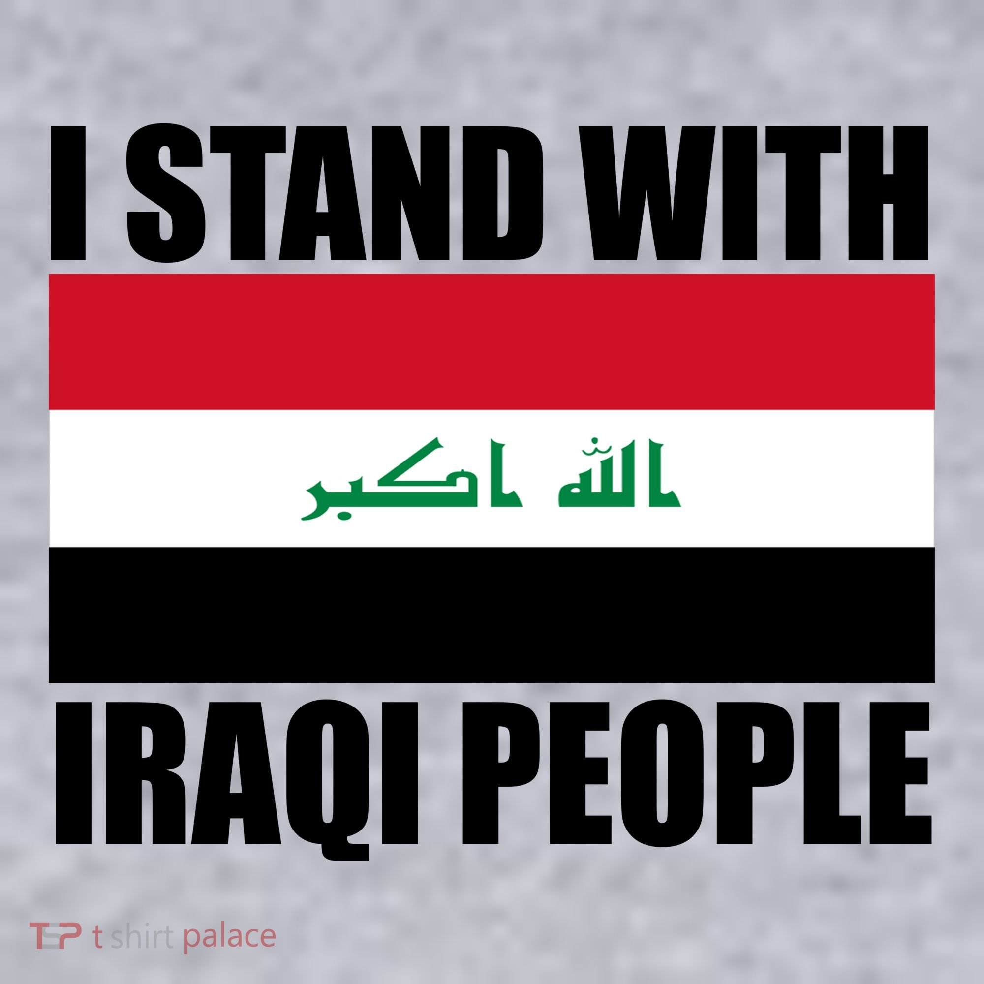 I Stand With Iraqi People Women's Racerback Cropped Tank