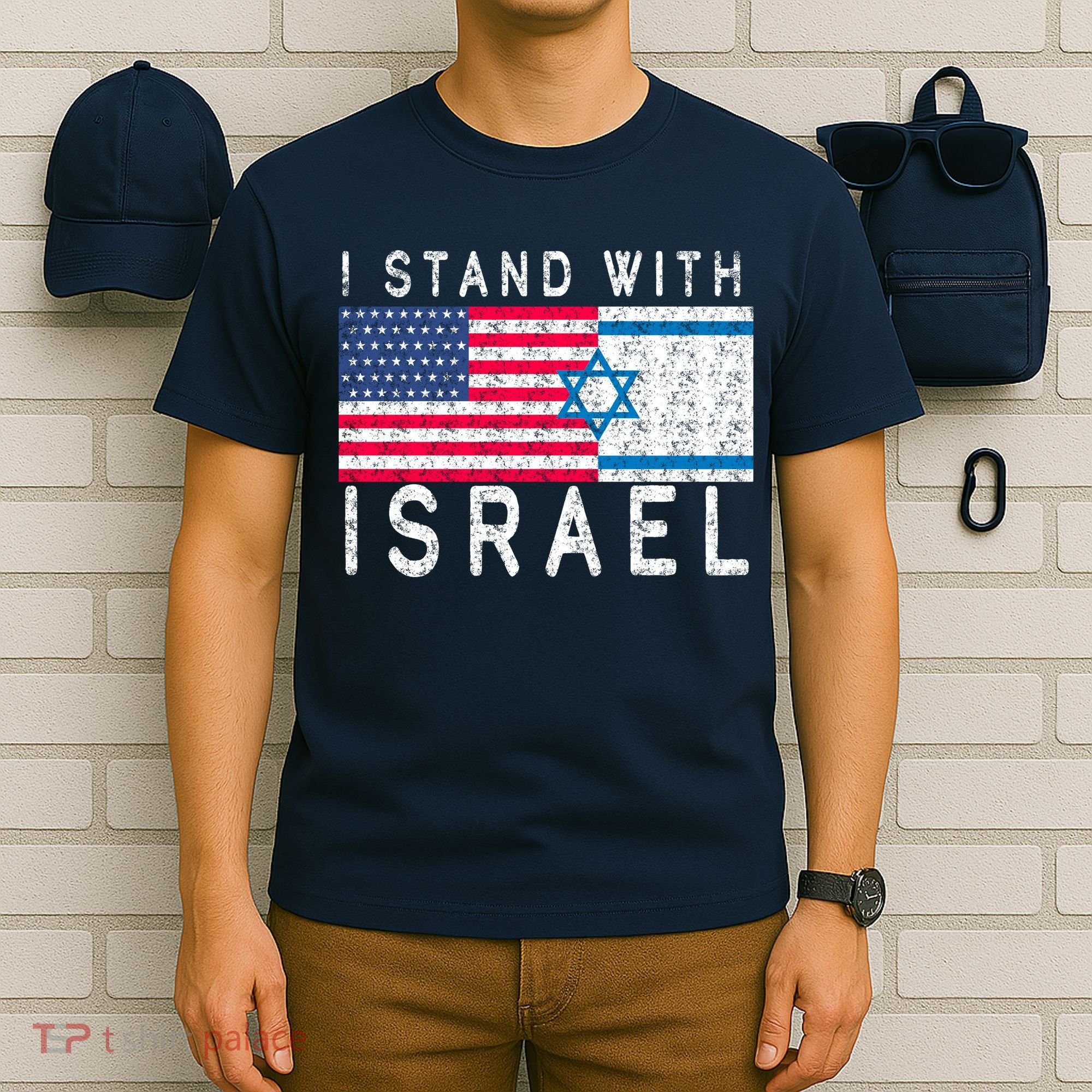 I stand With Israel Fag Vintage T-Shirt