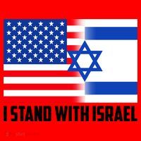 I Stand With Israel USA Flags United Together Santa Hat thumb 1