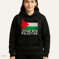 I Stand With Palestine Supporters Free Gaza Jerusalem Mosque Hoodie thumb 5